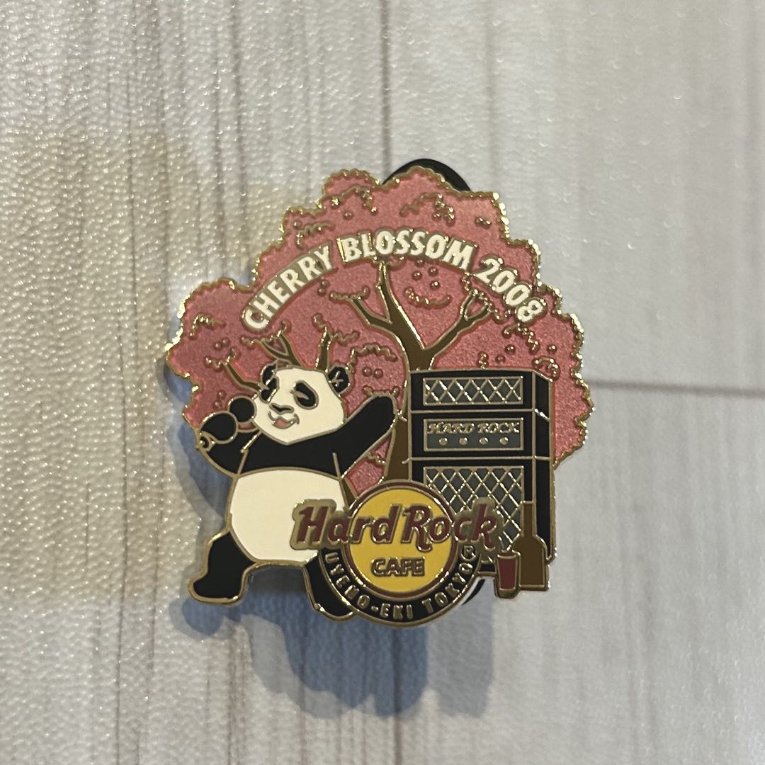 希少　HARD ROCK CAFE パンダ 5個　ピンバッチ　東京　上野パンダ