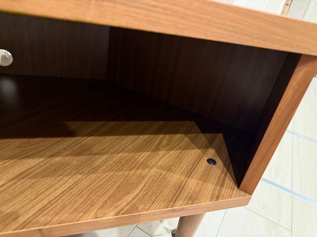 【廃盤品】unico/ウニコ コーナーAVボード テレビボード HOLM/ホルム