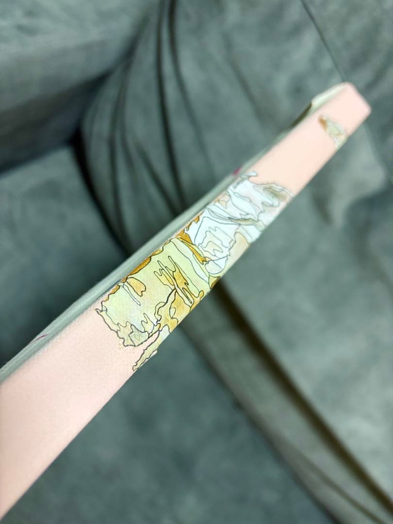 奥田雄太　yuta okuda 絵画　ピンク原画　キャンバス　現代アート　②