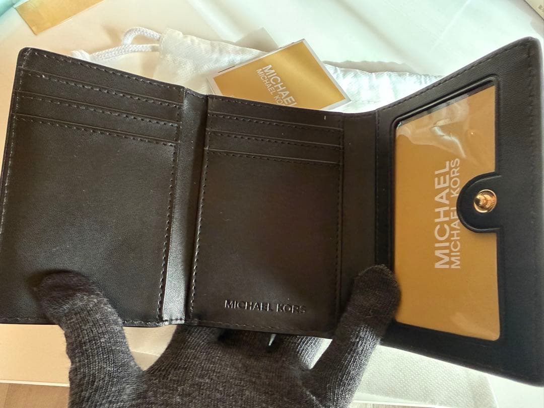 MICHAEL KORS 三つ折り財布 黒