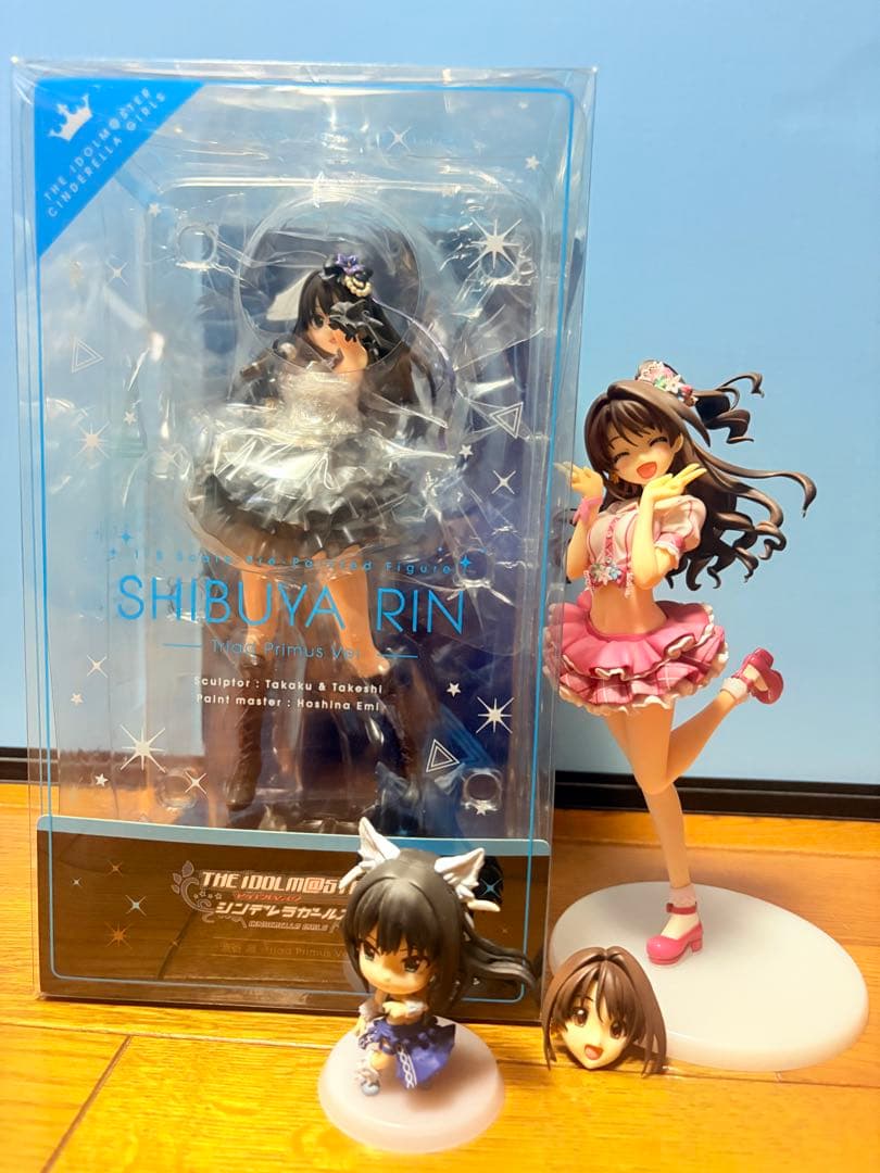 アイドルマスター シンデレラガールズ 渋谷凛 島村卯月　フィギュア　セット