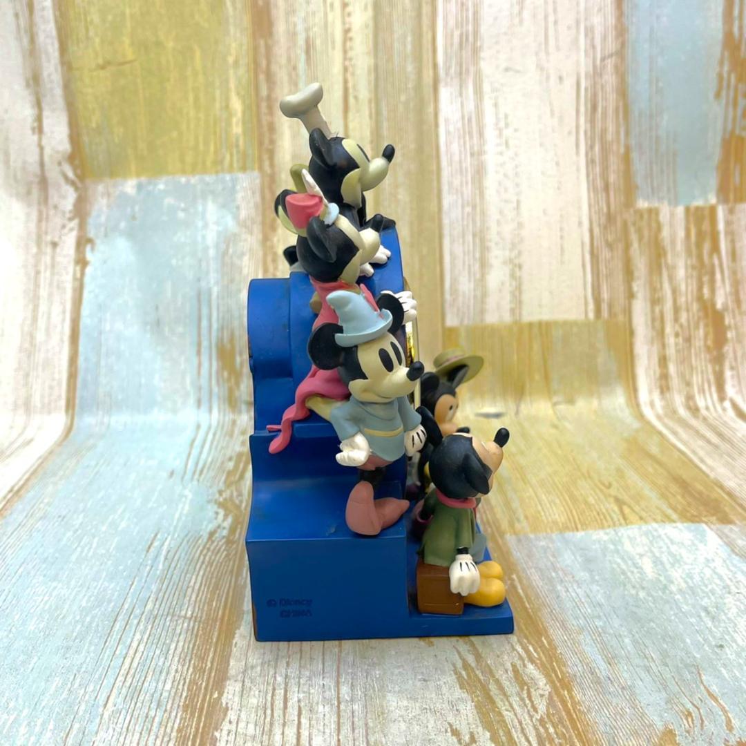 ミッキーマウス 置時計 蒸気船ウィリー 魔法使いの弟子 ミッキーの二挺拳銃