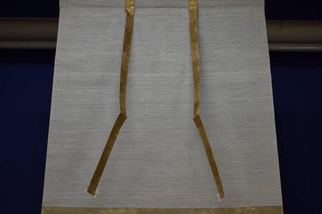 真作/松村呉春/松櫻小径/松桜/山水図/絹表装/布袋屋掛軸HI-313