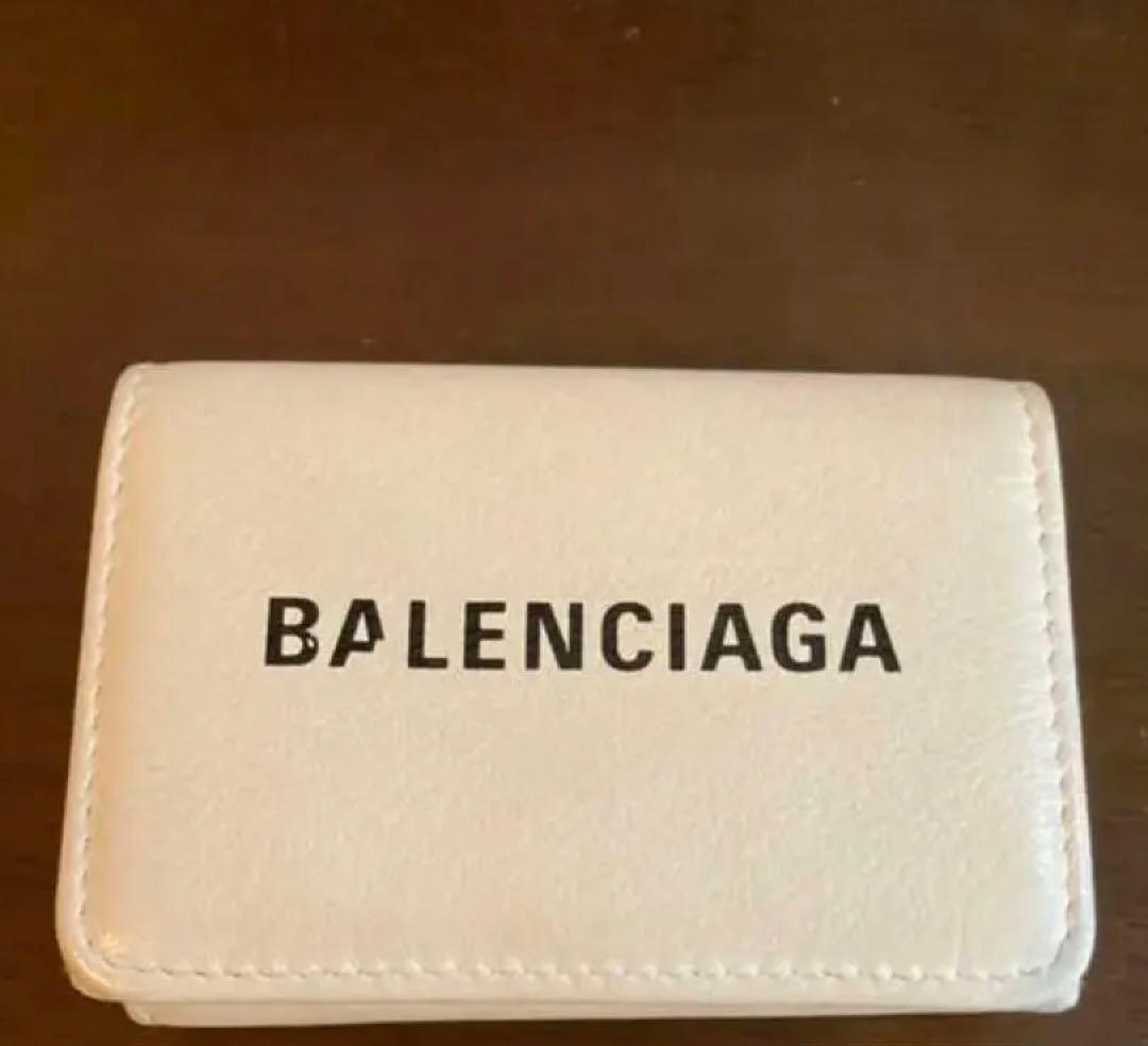 バレンシアガ　3つ折り財布　ミニウォレット