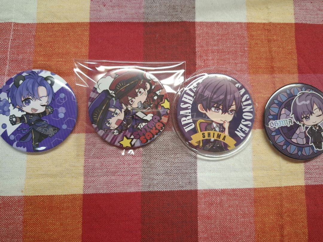 浦島坂田船グッズ　缶バッチ