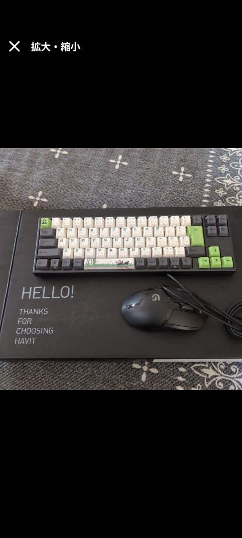 HAVIT メカニカルキーボード 英語配列