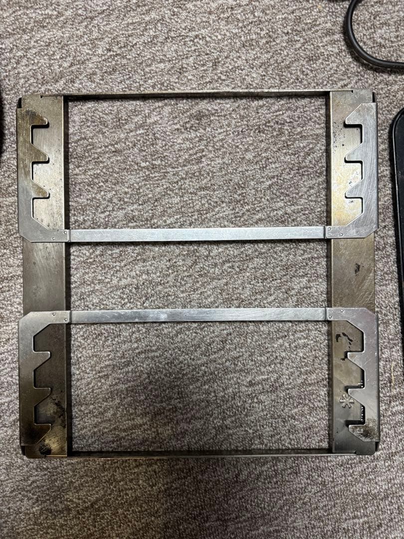 スノーピーク 焚き火台L スターターセット 収納ケース　耐熱塗装　黒 ブラック