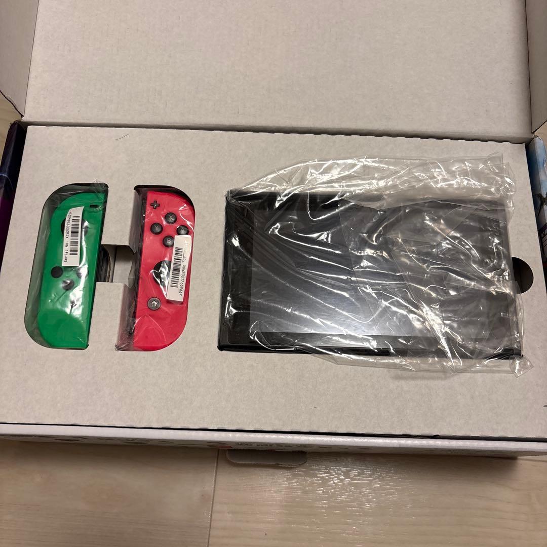 Switch 本体 Splatoon 2＋ソフト＋ケース＋SD128GB付