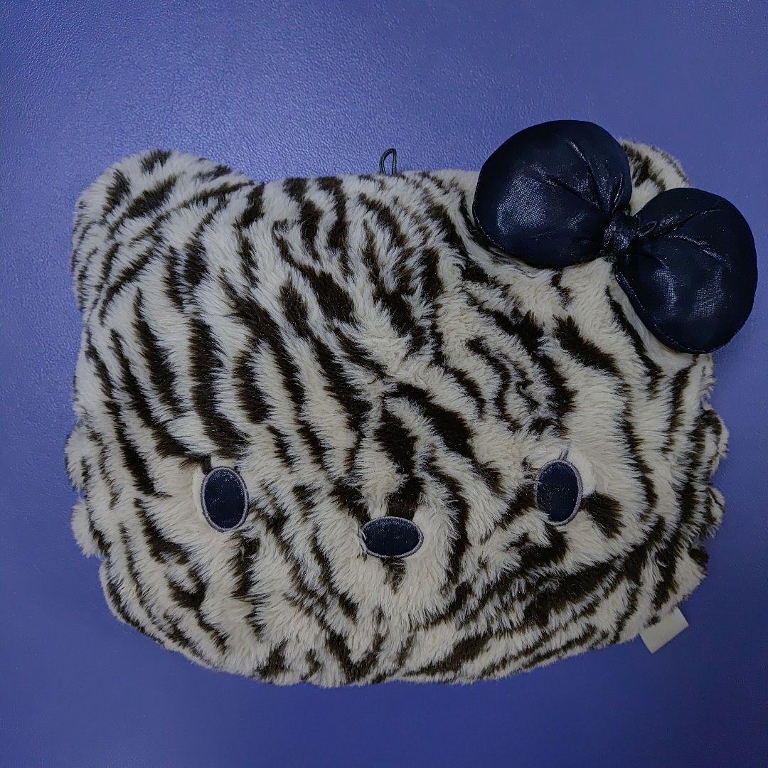 サンリオ 当時物 ヒョウ柄 ゼブラ柄 平成レトロ ハローキティ クッション　希少