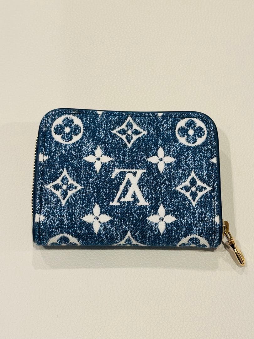 Louis Vuitton ヴィトン モノグラム デニム ケース ジッピー