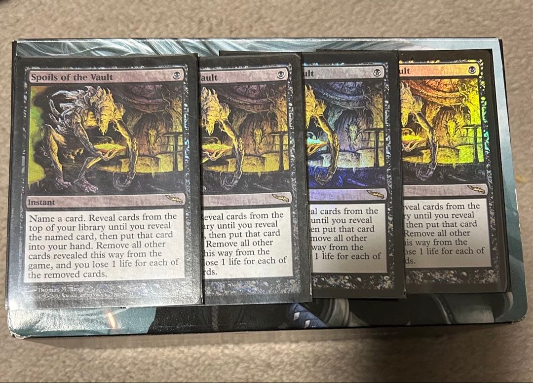 大霊堂の戦利品　英語版　foil 4枚セット