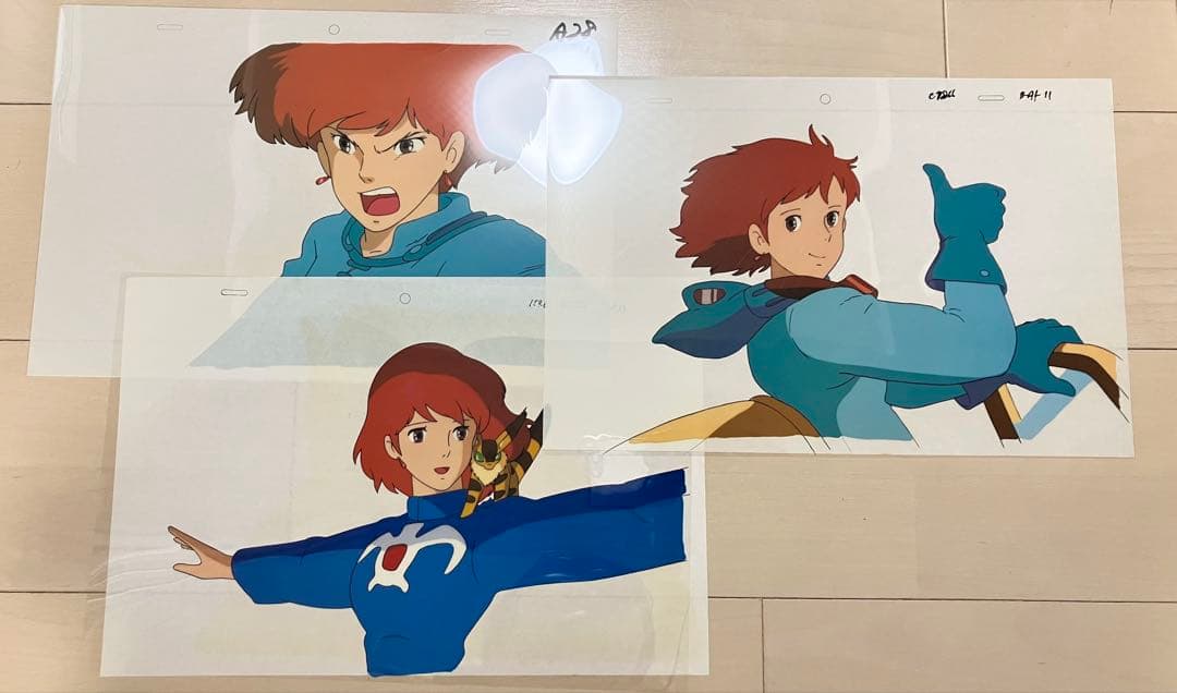 スタジオジブリ 風の谷のナウシカ 複製セル画 背景セット 宮崎駿　フルセット