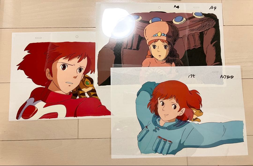 スタジオジブリ 風の谷のナウシカ 複製セル画 背景セット 宮崎駿　フルセット