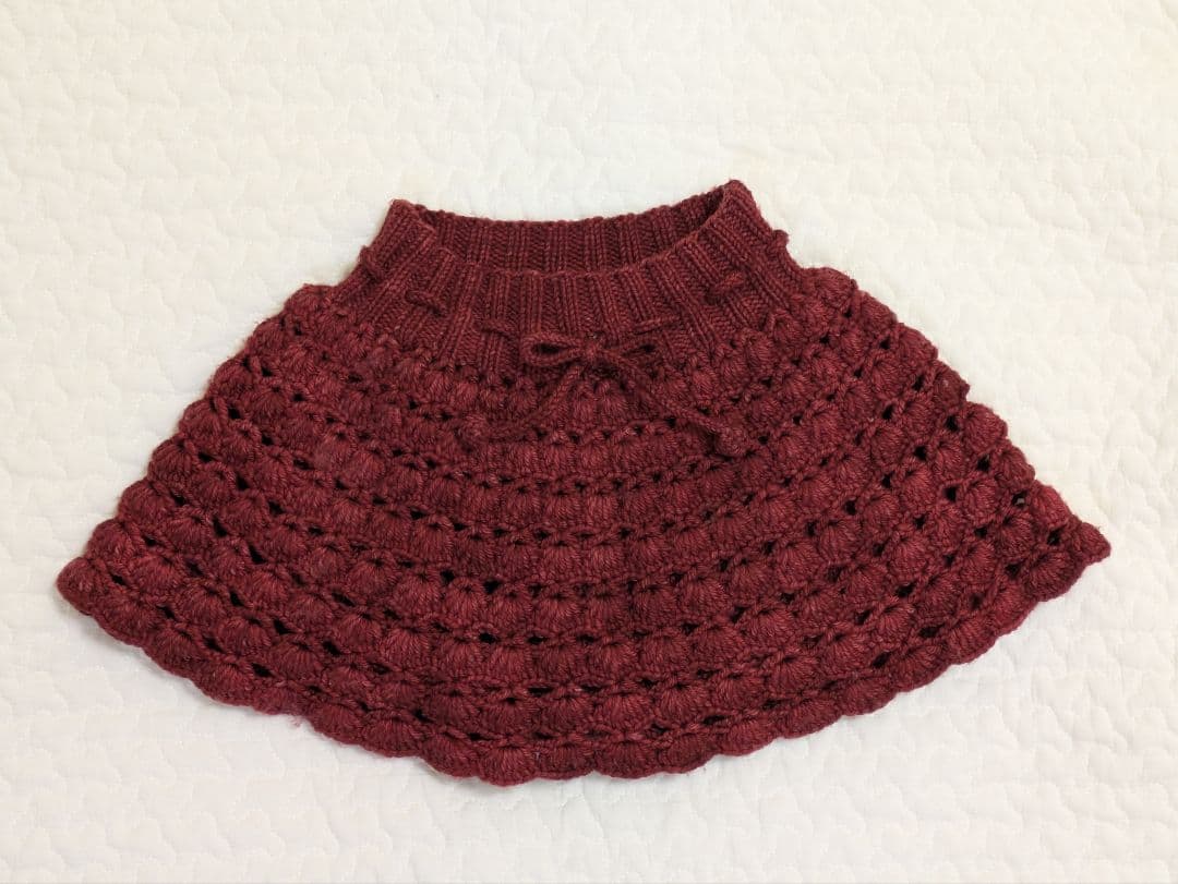 クロシェ　クランベリー　3-4y