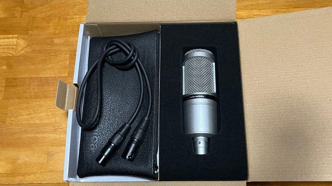 オーディオテクニカ AT2020 マイクアーム付き