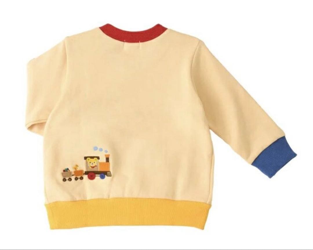 不要品処分⚠️ミキハウス　プッチーくん　乗り物　電車　トレーナー　100cm