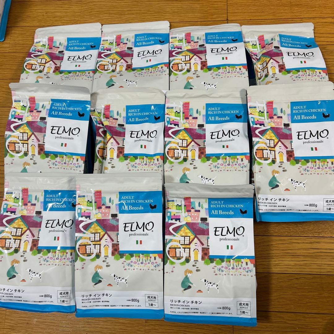 なお　ELMO ドライフード 800g×11袋　全犬種対応