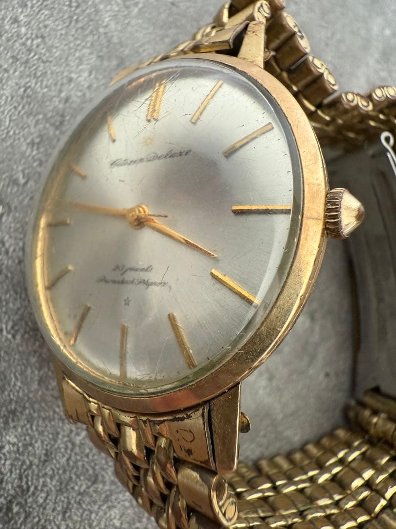 CITIZEN デラックス 23石 14K GOLD FILLED 手巻腕時計