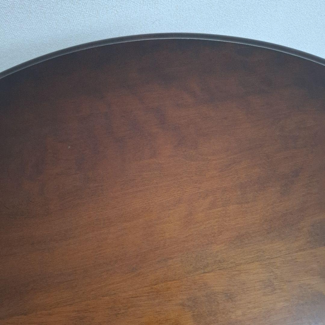 【状態良好】飛騨産業 円形 ダイニングテーブル キツツキマーク