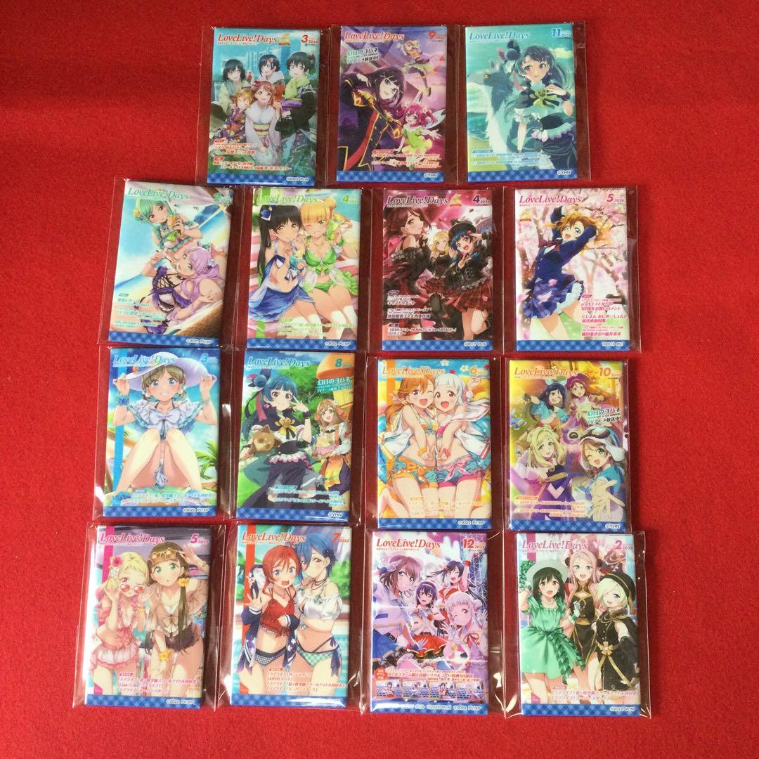 ラブライブ スクエア缶バッジ LoveLive!Days 全15種