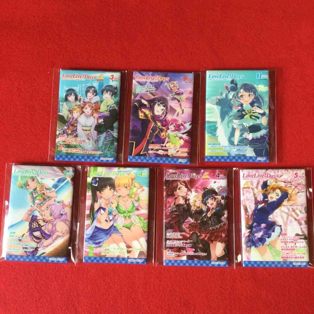 ラブライブ スクエア缶バッジ LoveLive!Days 全15種
