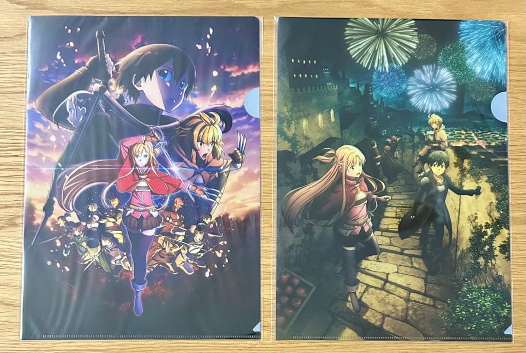 ソードアート・オンライン　クリアファイル まとめ売り　キリト アスナ ③