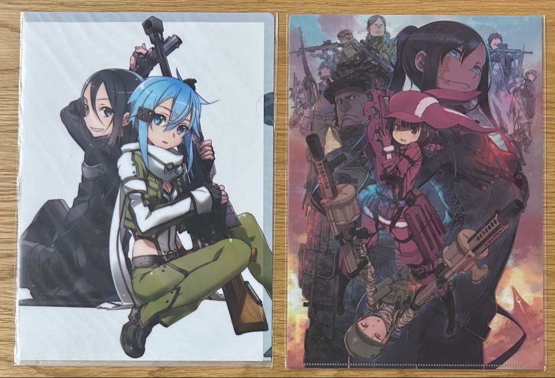 ソードアート・オンライン　クリアファイル まとめ売り　キリト アスナ ③