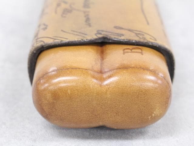 ▲希少/廃盤品 ゴールデンパティーヌ スクリット カリグラフィ シガーケース