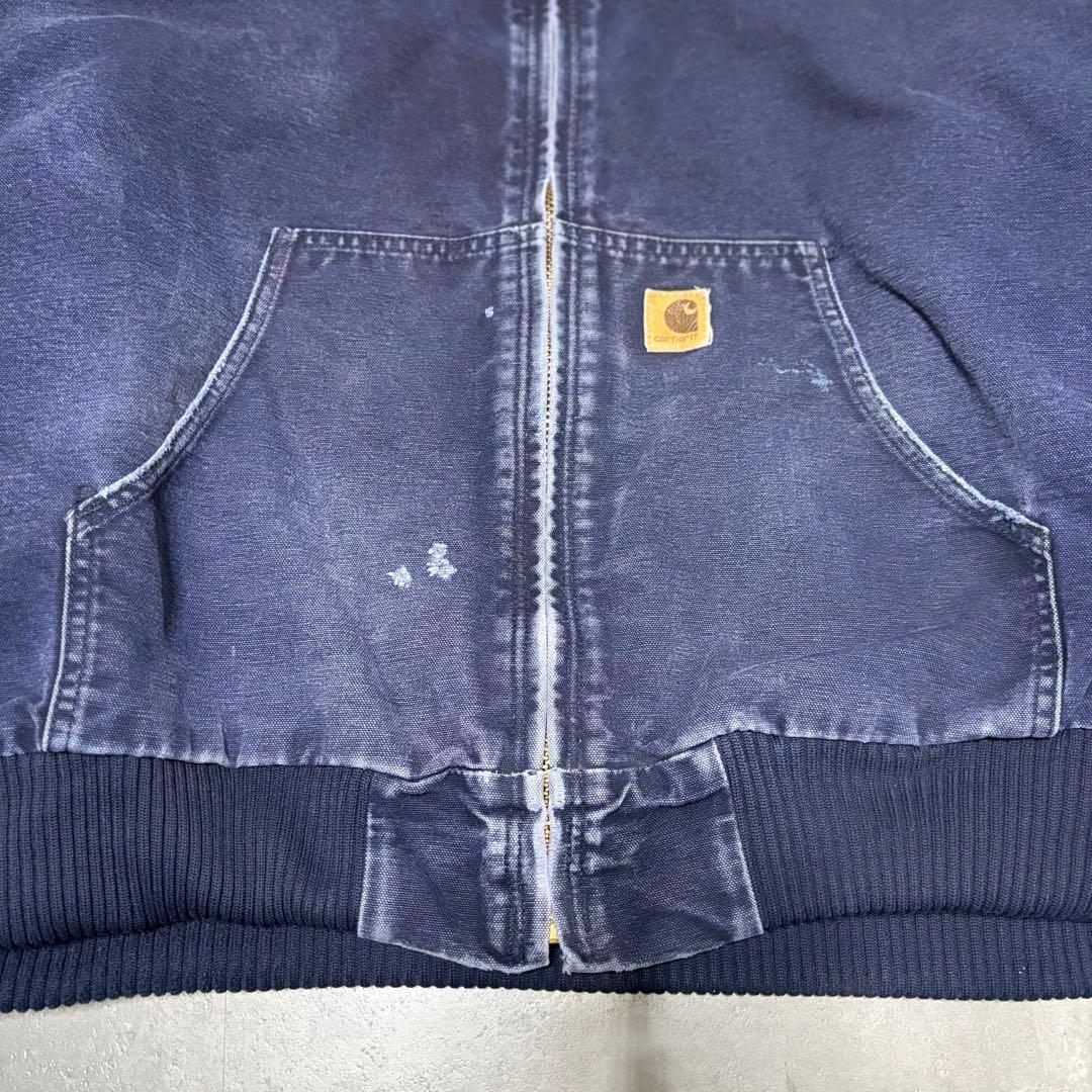 00s 究極フェード Carhartt J130 アクティブジャケット 濃紺