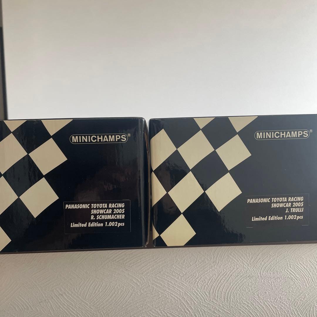 限定　未使用　ミニチャンプス　1/18 パナソニックトヨタレーシング　2005