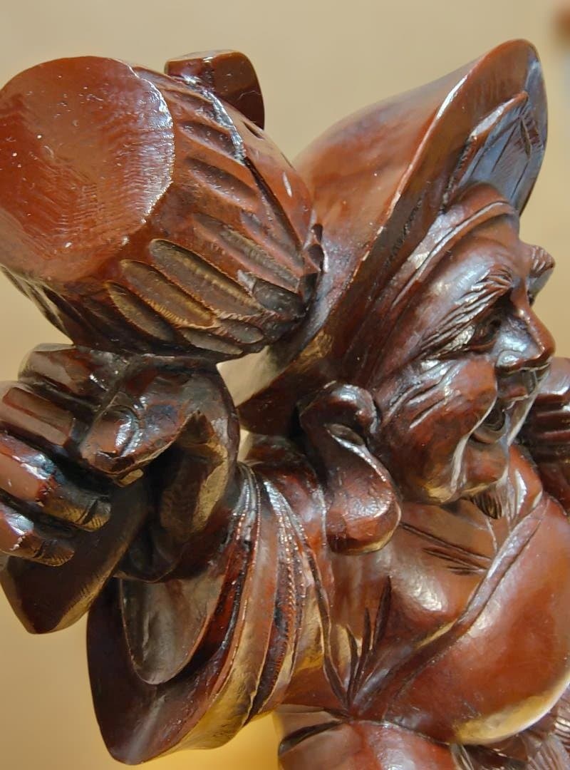 【木製65cm】 大黒様　彫刻