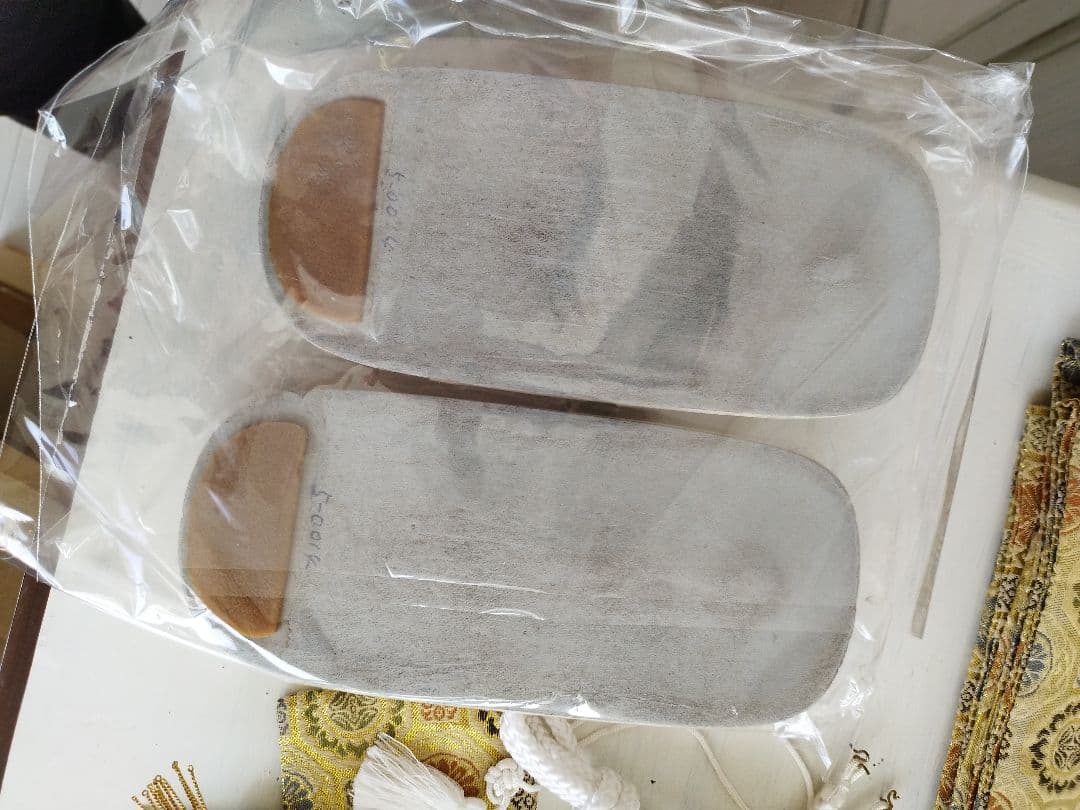 グリーン系の羽織りに金の袴が格好良い☆男の子七五三５歳