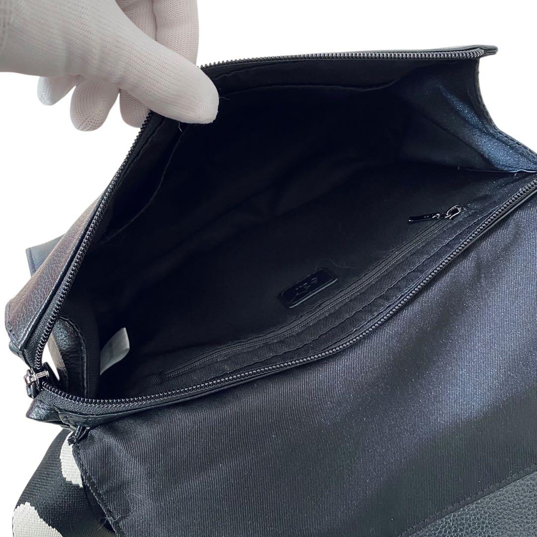 ear イアパピヨネ【美品】ダルメシアン ワイド ショルダーバッグ