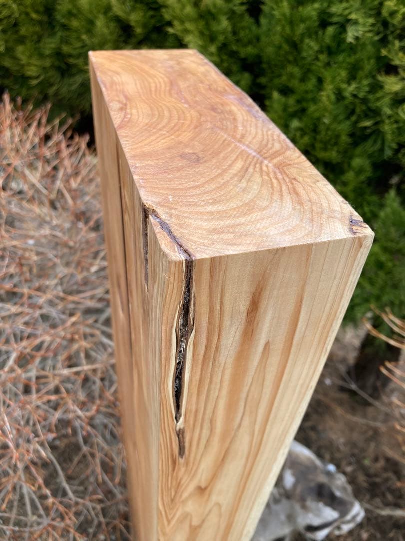 乾燥済み　北海道　イチイ　オンコ　一位　材料　106×20×7cm