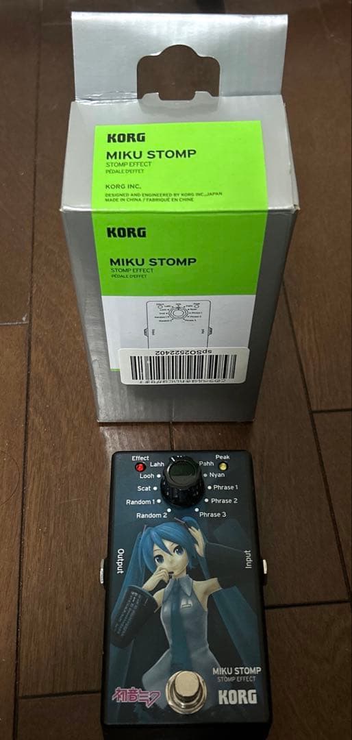 KORG ギターでミクが歌う! コンパクト・エフェクター MIKU STOMP