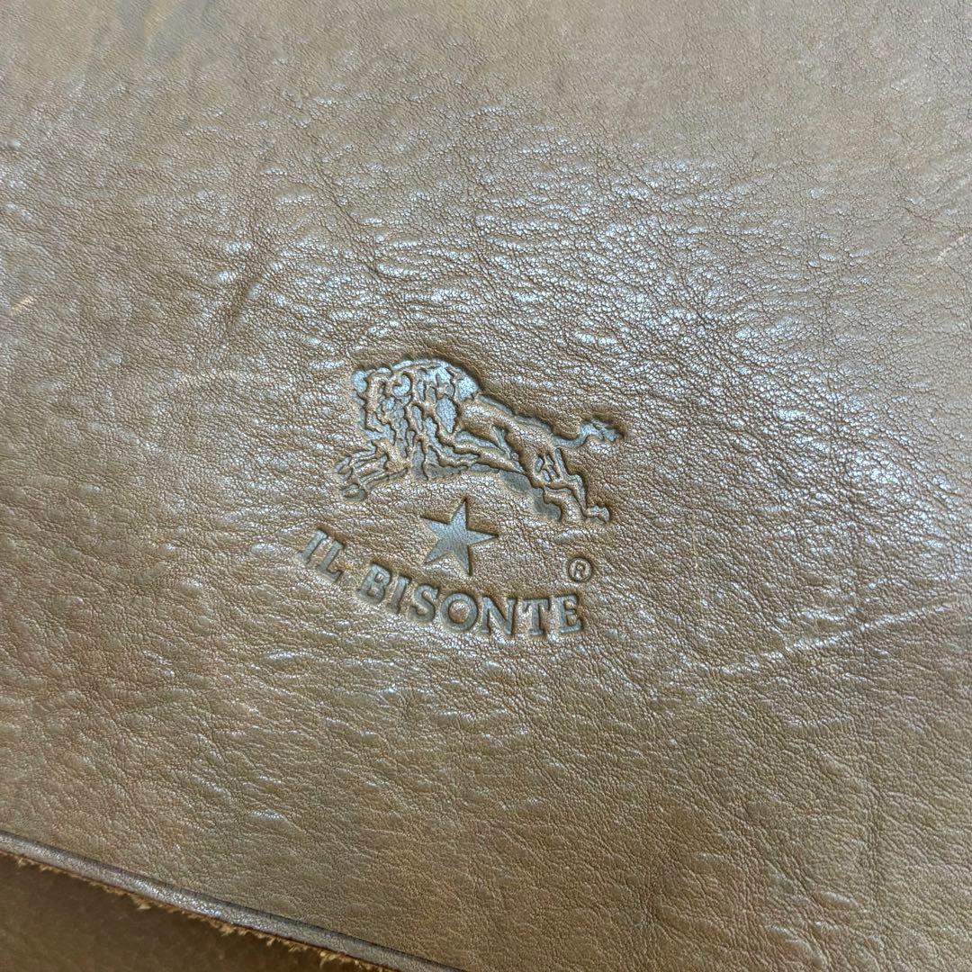 【レア】イルビゾンテ ショルダーバッグ 筒型ショルダー ブラウン オリーブ