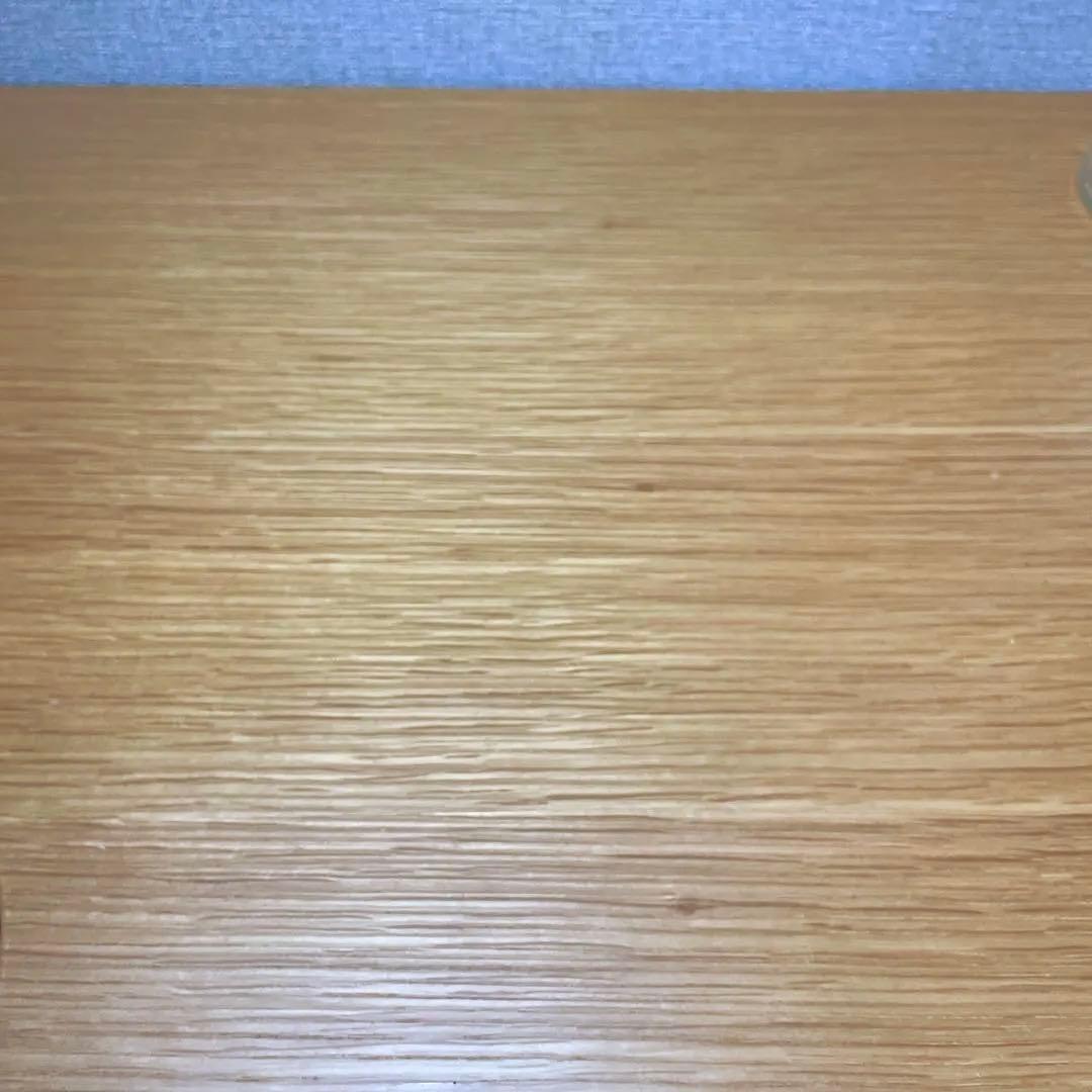 【完成形】無印良品 リビングでもダイニングでもつかえるテーブル　オーク材