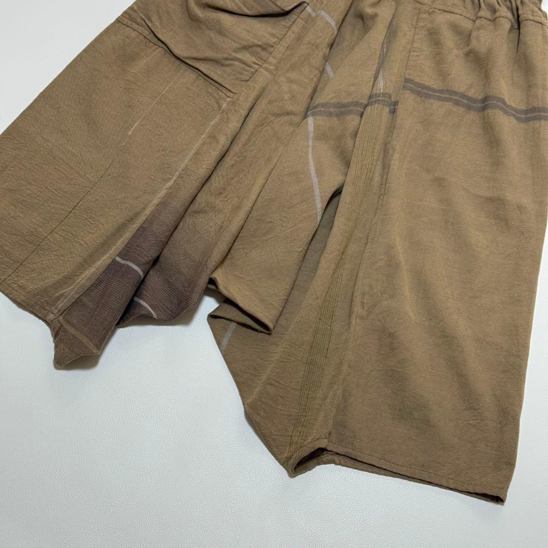 タマキニイメ サルエルパンツ タルンパンツ 日本製 コットン ベージュ系