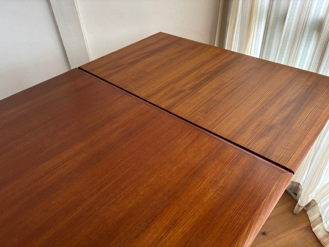 北欧ヴィンテージ　デンマーク　チーク　ドローリーフテーブル