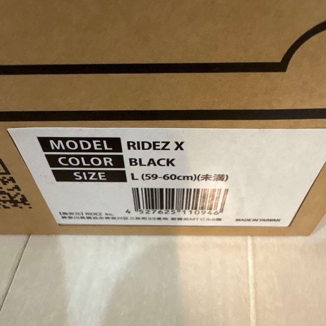 RIDEZ X フルフェイスヘルメット ブラック Lサイズ