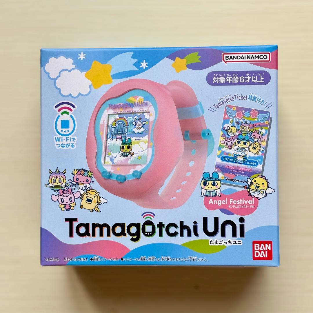 新品 たまごっちユニ エンジェルフェスティバル たまステッカー ささやきたまズ