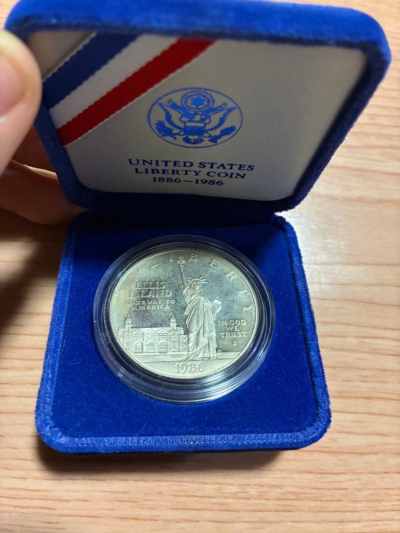 1986年 アメリカ 自由の女神 1ドル