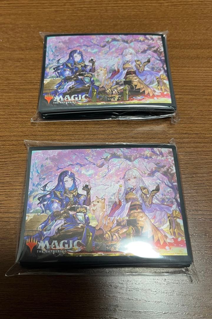 MTG 放浪皇のお花見　放浪皇&ナーセット スリーブ2セット 藤ちょこ