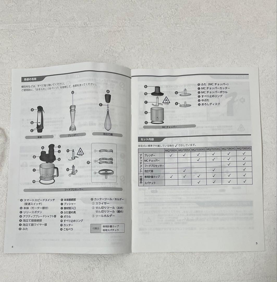 BRAUN マルチクイック7 MQ7035XG
