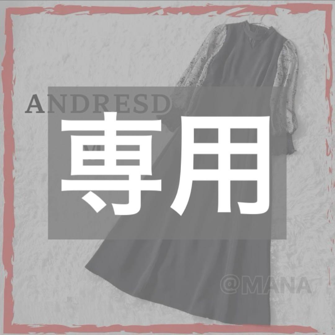 じゅじゅん ANDRESD スリーブエンブロイダリードレス