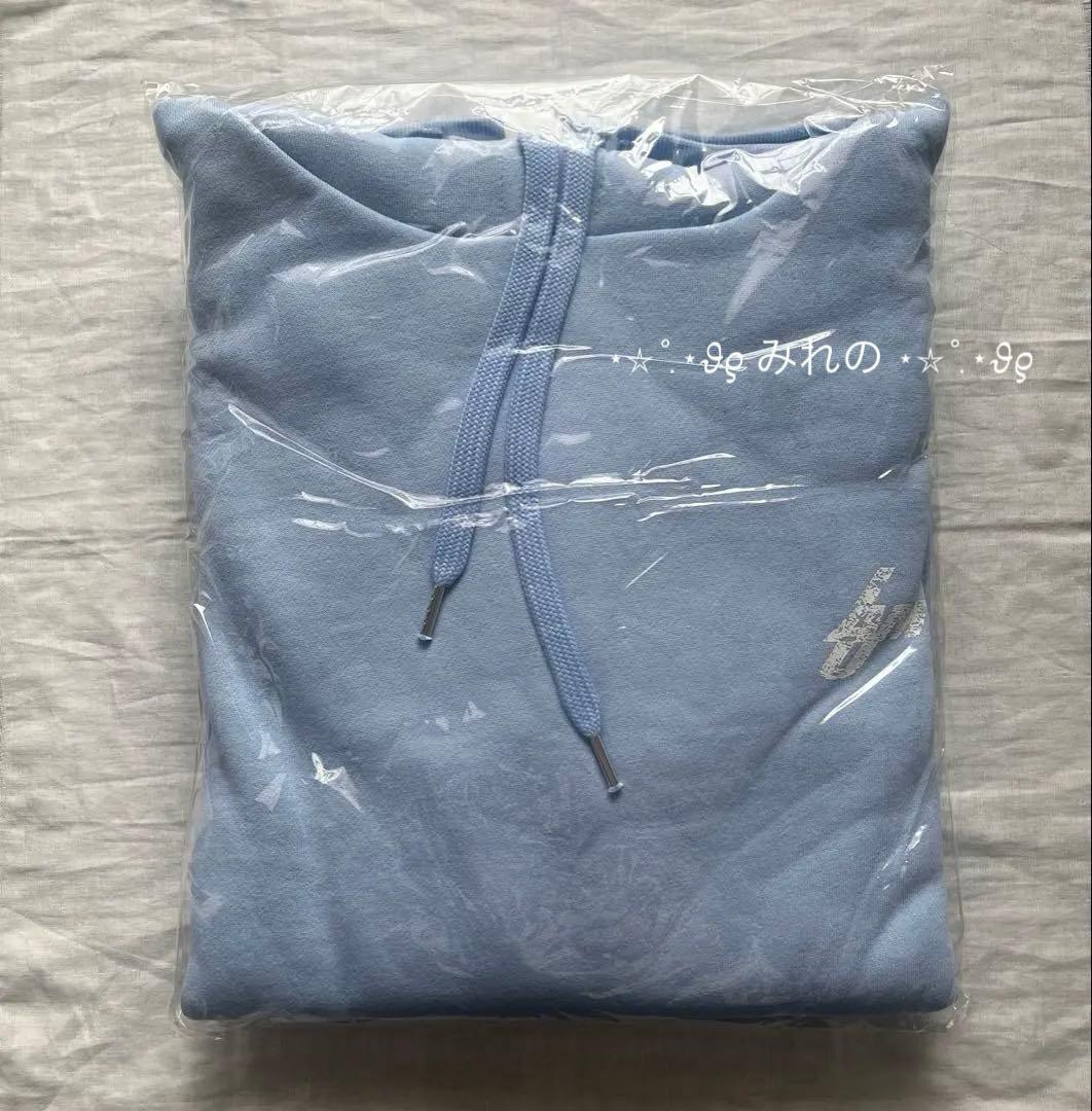 中島健人 I AM:U Hoodie light blue big フーディー