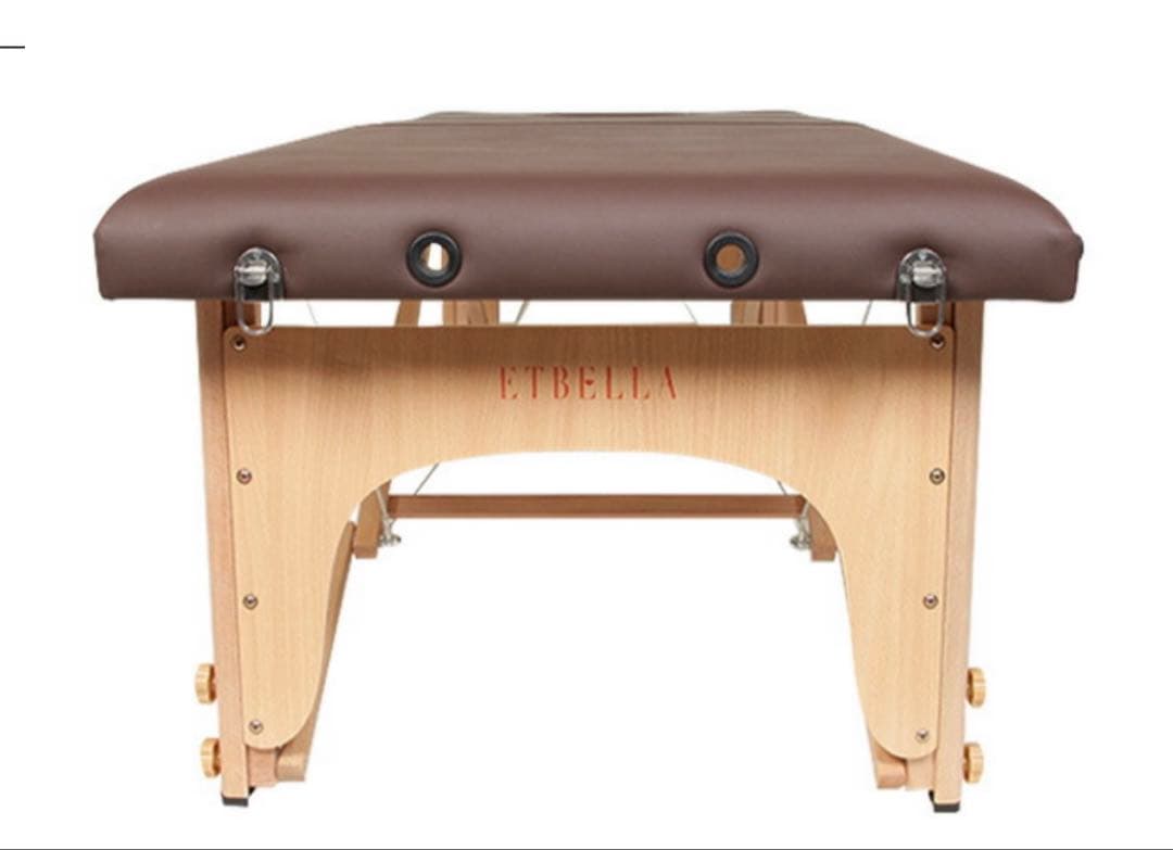 折りたたみベッド 高さ調整11段階 ブラウン