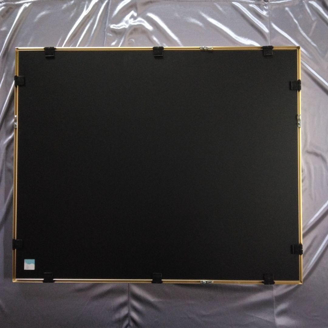 アート　フレーム　額縁　ゴールド　F6　水彩画　秋景　 額装済み　インテリア