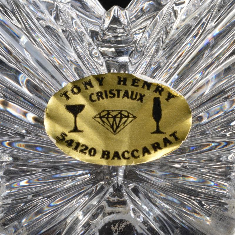 Baccarat　バカラ　クリスタルガラス　小物入　ガラス置物　4点　N6358