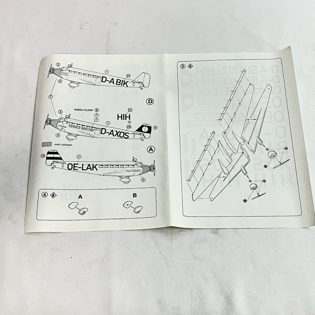 Roco ロコ JU52/3m HO1800 Junkers 52/3m 未組立